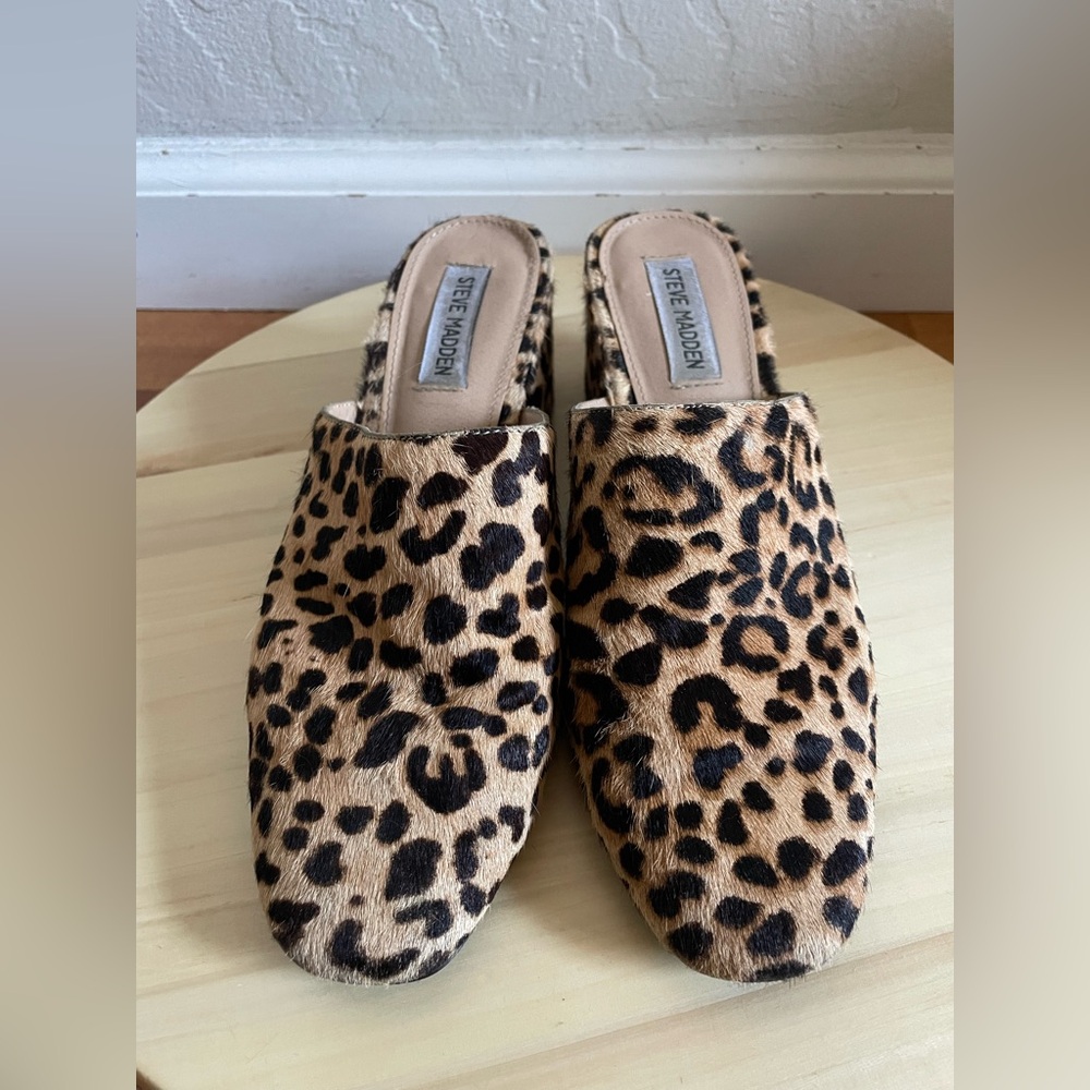 5 for $25 Steve Madden real fur mules